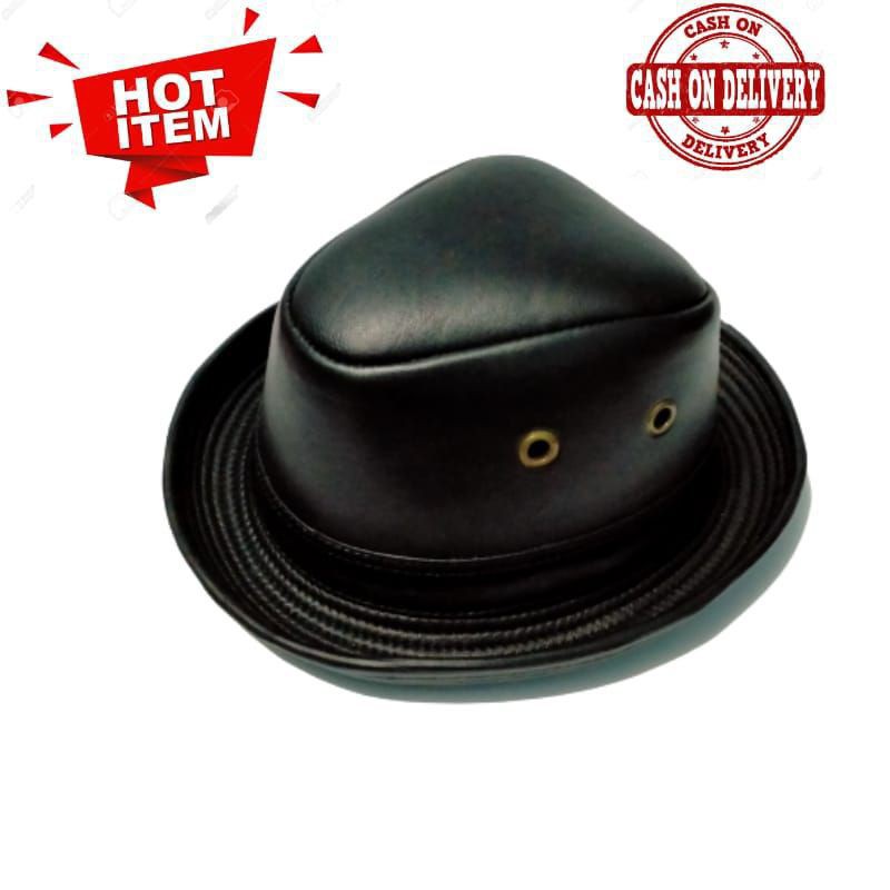 topi tompi kulit sapi asli / topipria /topimurah