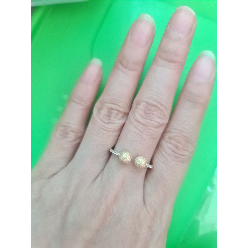 Cincin dior bola pasir, bola mata, petir zigzag kadar 375 mix