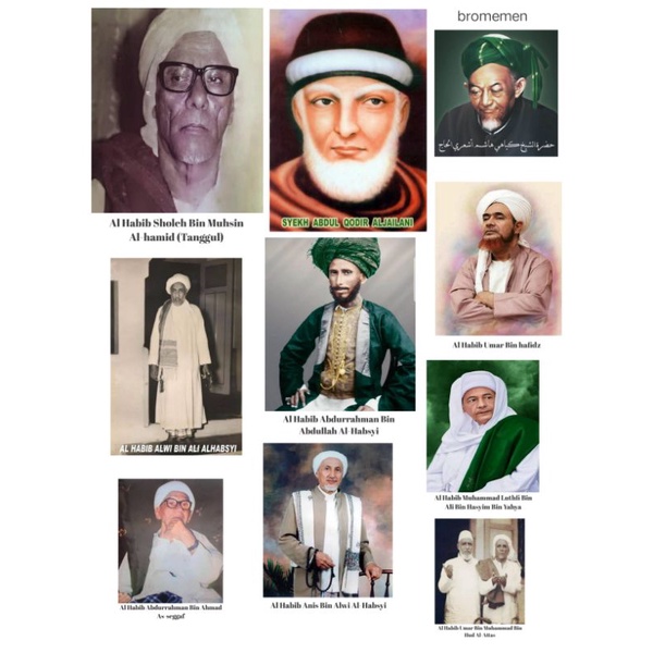 POSTER / FOTO / GAMBAR KYAI ULAMA HABIB UKURAN 30 X 40 (12R)