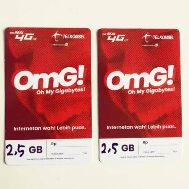 Voucher Telkomsel 2,5 GB