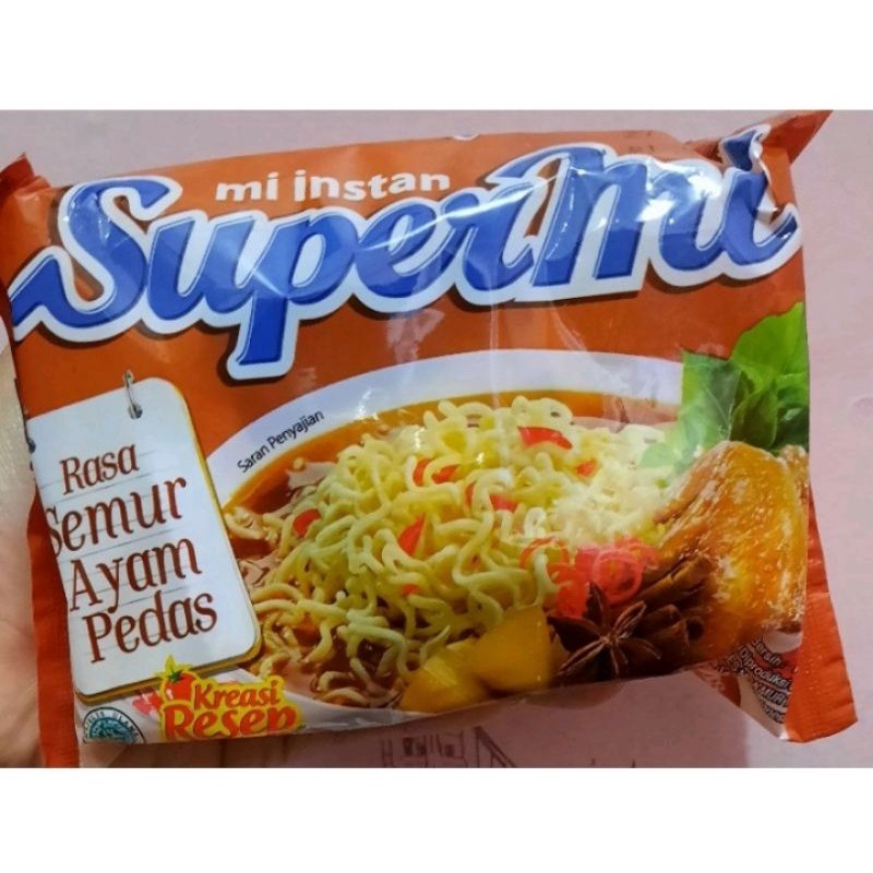 

Supermi Rasa Semur Ayam Pedas 75 gr - mie instan kuah