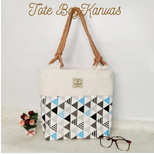 TOTEBAG WANITA RESLETING/TAS TOTE BAG KANVAS BUAT SHOPPING BAG/TAS KULIAH/SEMINAR BISA CUSTOM SABLON