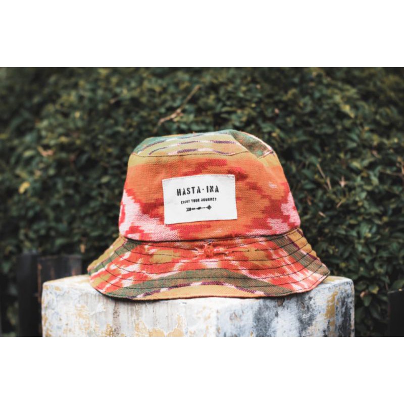 Topi Bucket Hat Tenun - Bucket Hat Tenun - Topi Bucket Hat Ethnic