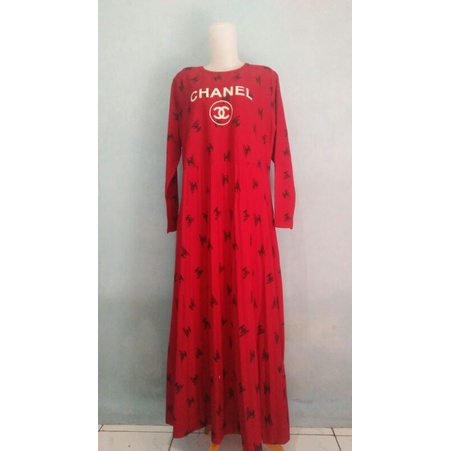 Gamis Plisket Dress Plisket Lengan Panjang