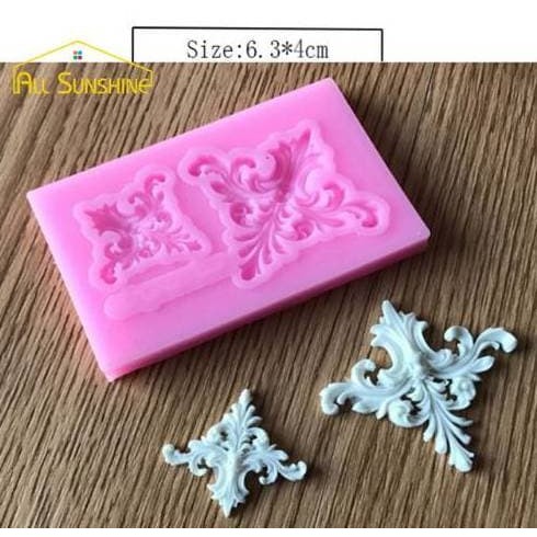 3D Silicon Mold Fondant Cake Decoration - Lace