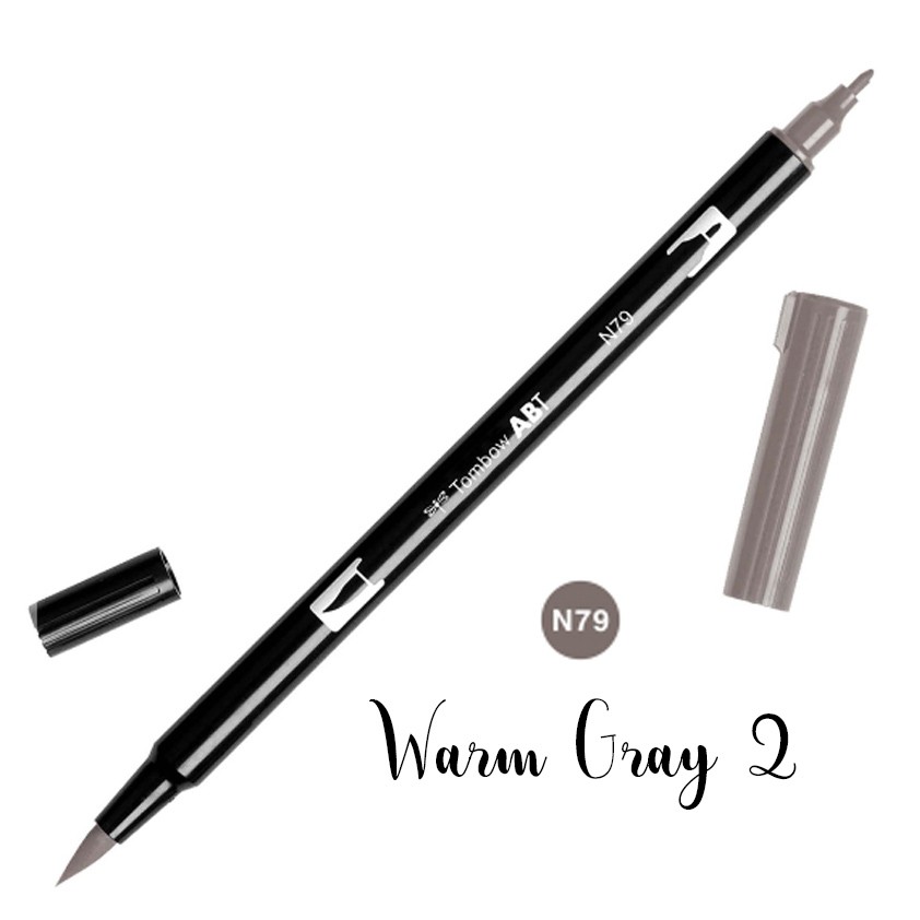 

ABT Tombow Dual Brush Pen - N79 Warm Gray 2