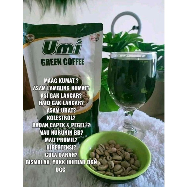 

Umi Green Coffee Herbal Penurun berat Badan