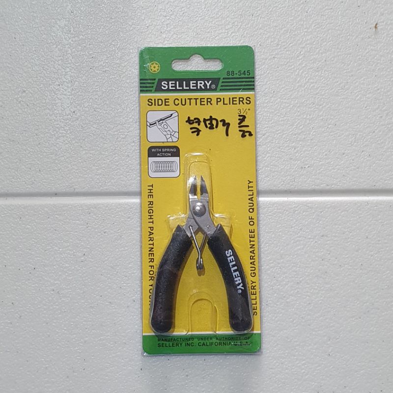 Side Cutter Pliers Sellery Asli 88-545 / Tang Potong Kecil - 3½"