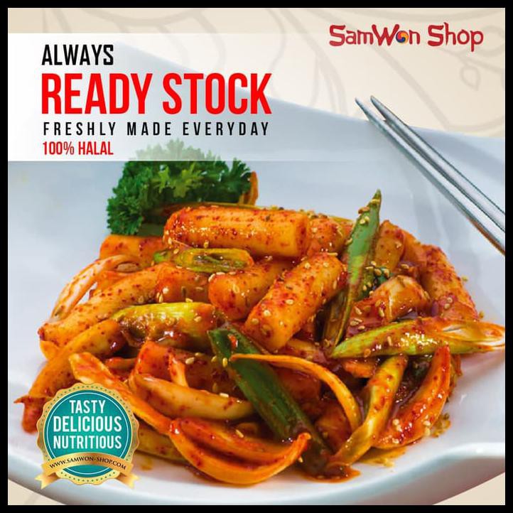 

Termurah SAMWON TTEOKBOKKI / TOKPOKI 4 Ons / 400 Gr