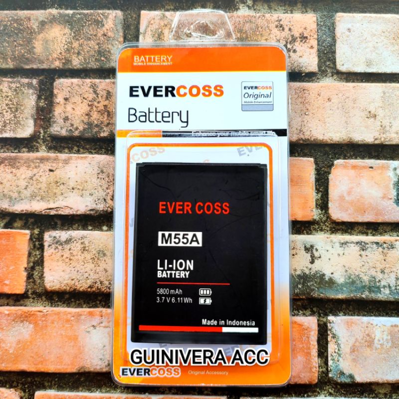 BATRE EVERCOSS M55A / BATERAI EVERCOSS M55A