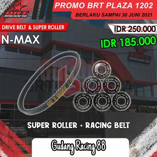 Jual (GR88) PAKET SUPER ROLLER & VANBELT VBELT BELT YAMAHA NMAX N-MAX