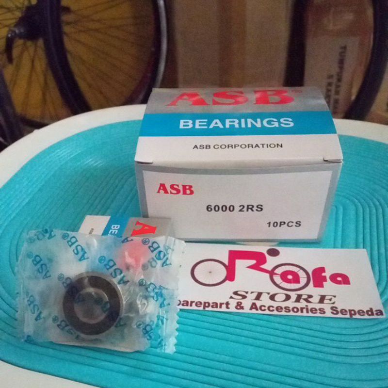 Bearing 6000 2RS &amp; kones As roda sepeda