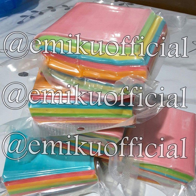 

Emiku kulit pangsit rainbow kotak siap pakai (8,10,1215,18 cm)