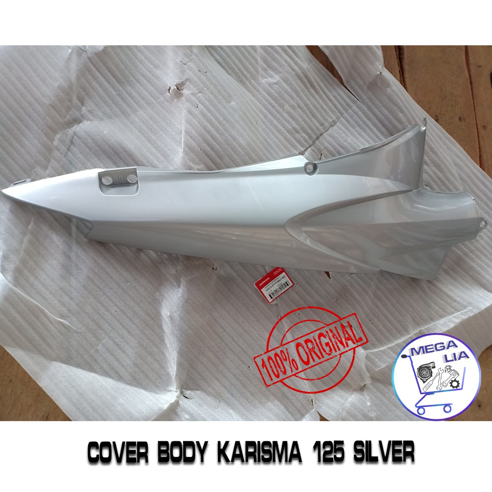 Cover Body Kanan Karisma 125 Silver 100% ORI HONDA 64410-KPH-880FMH