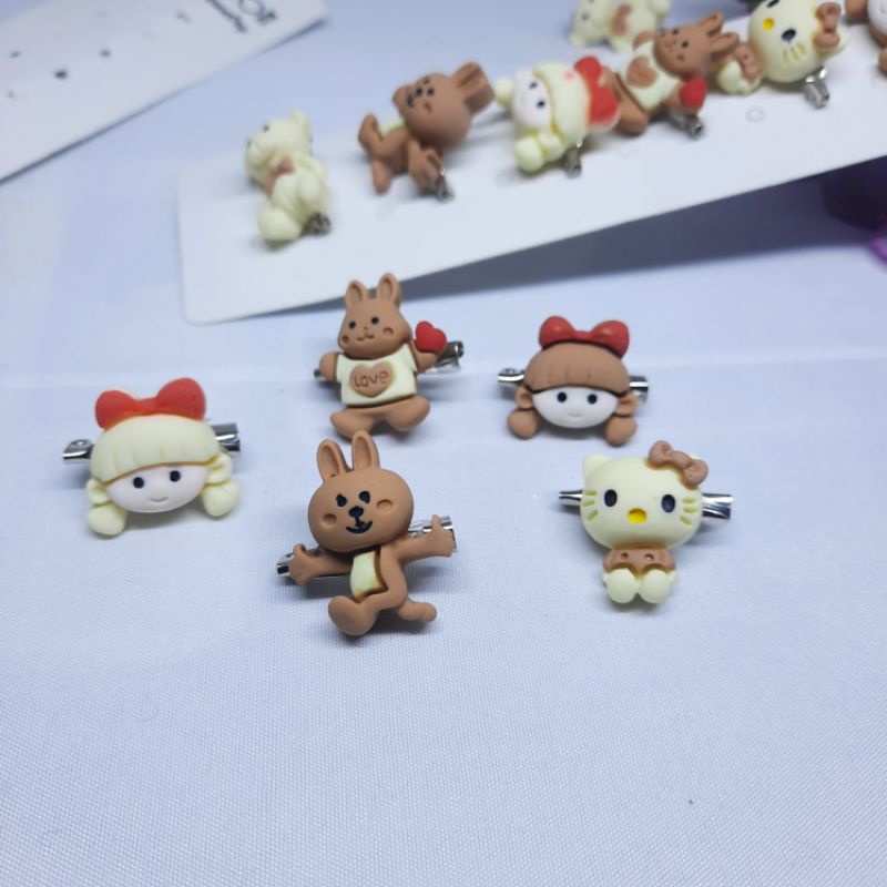 Bros Dagu Kecil Bros Boneka Lucu Isi 6pcs