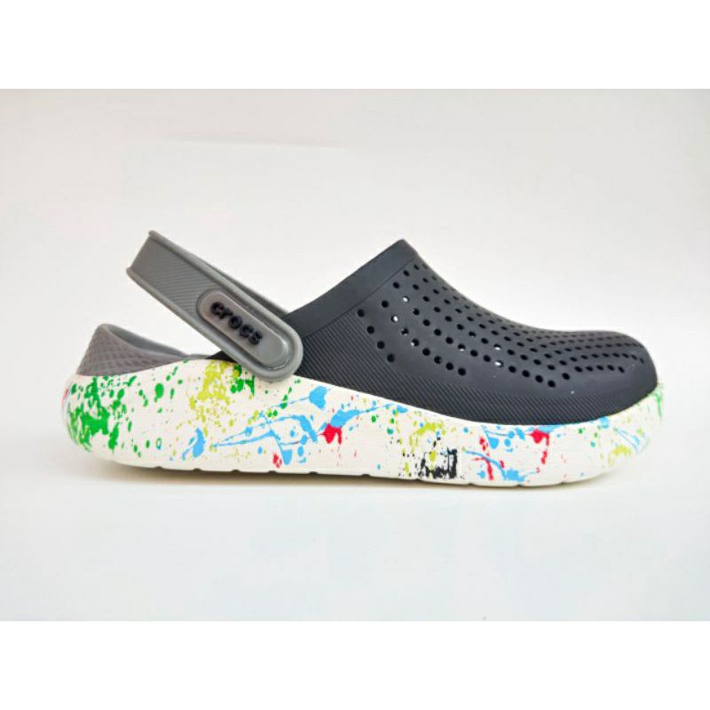 SANDAL CROCS LITERIDE DAZZLING MOTIF LIMITED EDITION CLOG MEN WOMEN / Literide motif