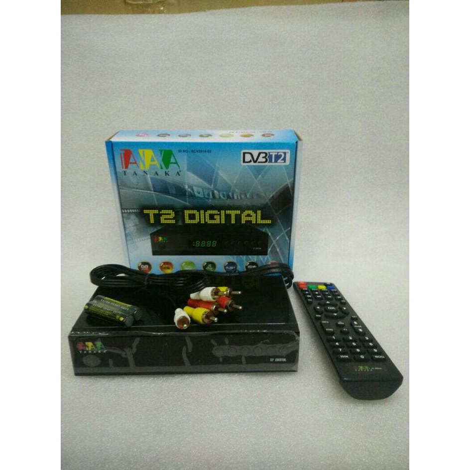 EMANG OKE SET TOP BOX DVB T2 TANAKA DIGITAL RECEIVER TV TANAKA ORIGINAL ASLI