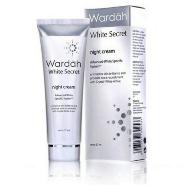 [ Kecil ] Wardah White Secret Night Cream 17ml