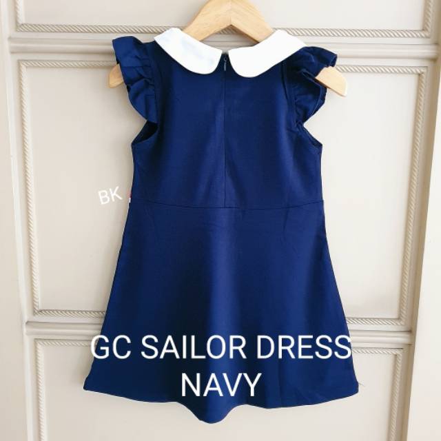 DRESS ANAK PEREMPUAN IMPORT BAHAN TEBAL / DRES CASUAL BRANDED MERAH PINK NAVY