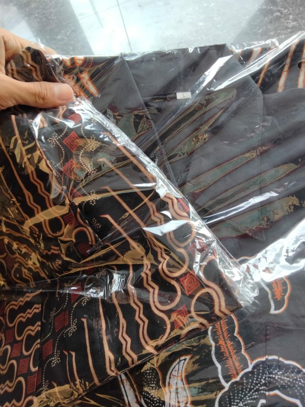 Hem Batik Pria Lengan Pendek Size M L Xl Xxl Bswart New Arrival