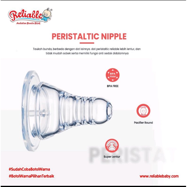 Reliable Dot Nipple Peristaltic ISI 3 PCS