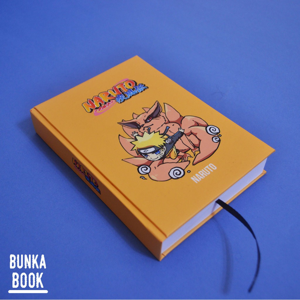 

Pocket Book Hardcover Anime Naruto Chibi ukuran A6 Jurnal Agenda Planner Gift Couple