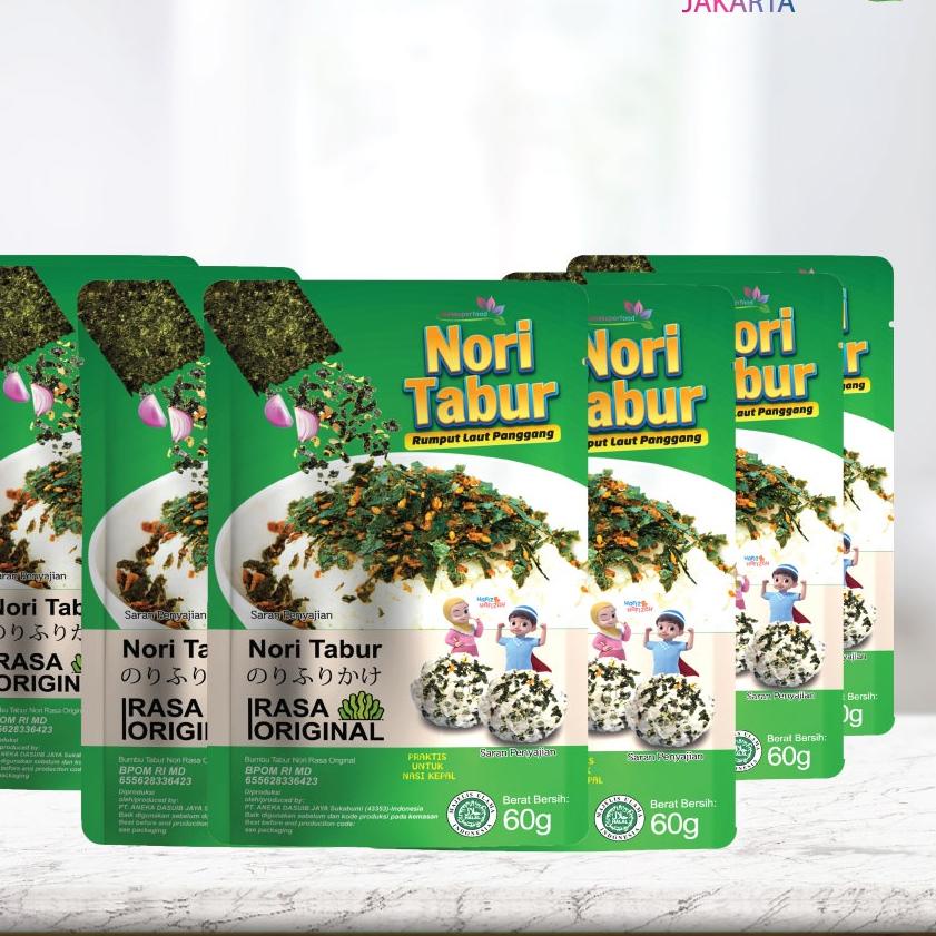 

Koleksi Terbaru Nori Tabur Rumput Laut Panggang - 60g DE9#