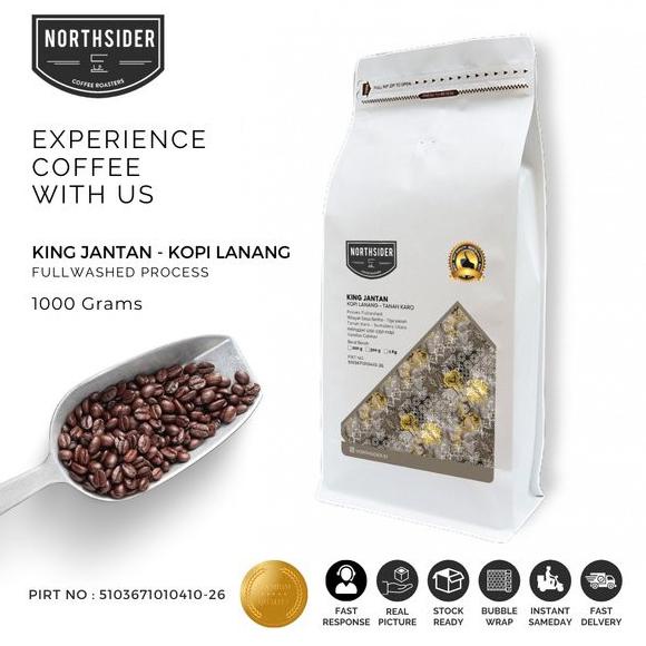

BL BIJI KOPI ARABIKA KING JANTAN TANAH KARO 1KG NORTHSIDER COFFEE