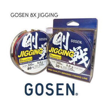 PE. GOSEN JIGGING X8 BRAID (Color MULTICOLOR) 300m