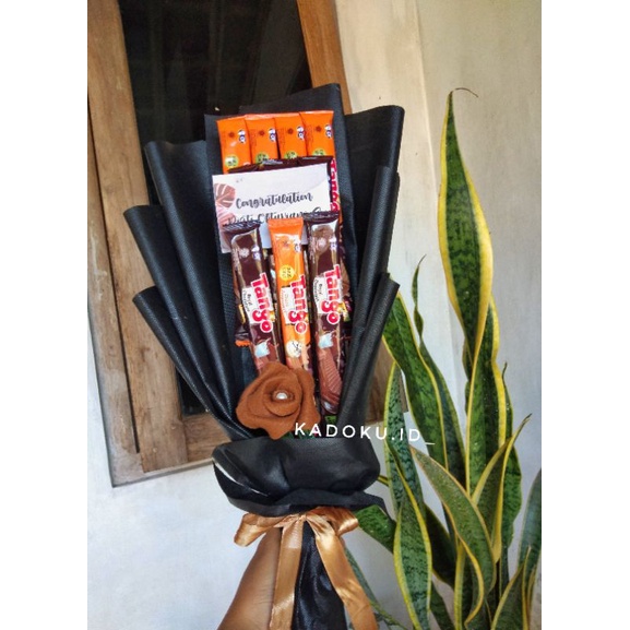

buket tanggo 10 / buket jajan / buket snack / buket coklat / buket makanan