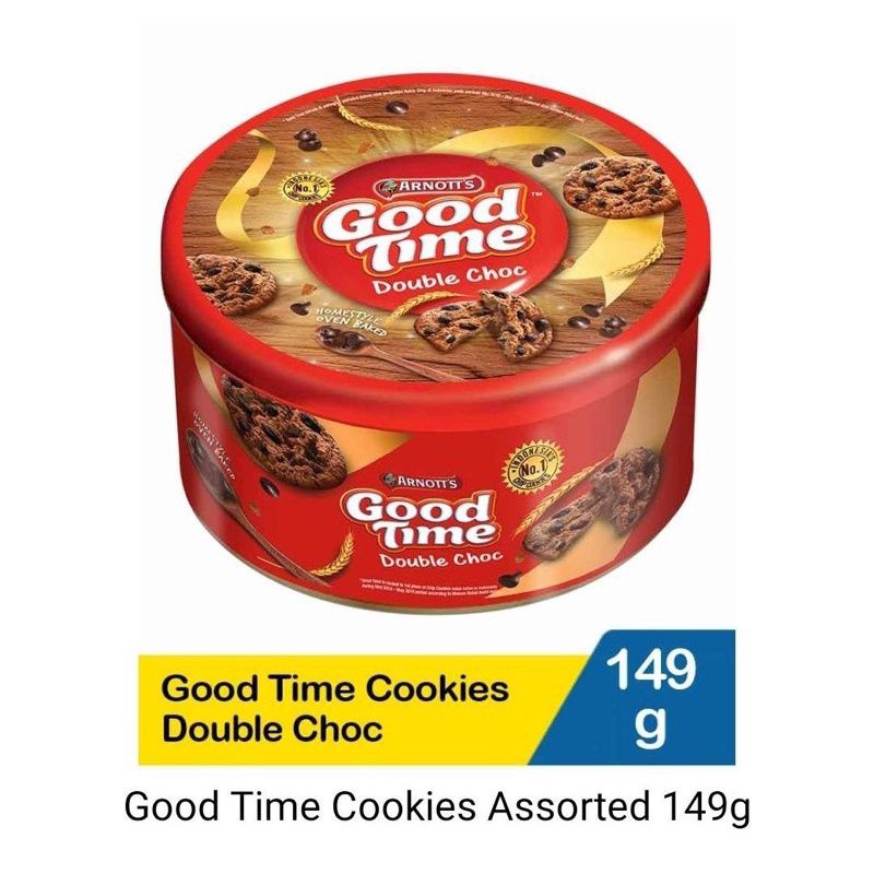 

Good Time | Goodtime Kaleng Double Choco | roti kaleng | good time