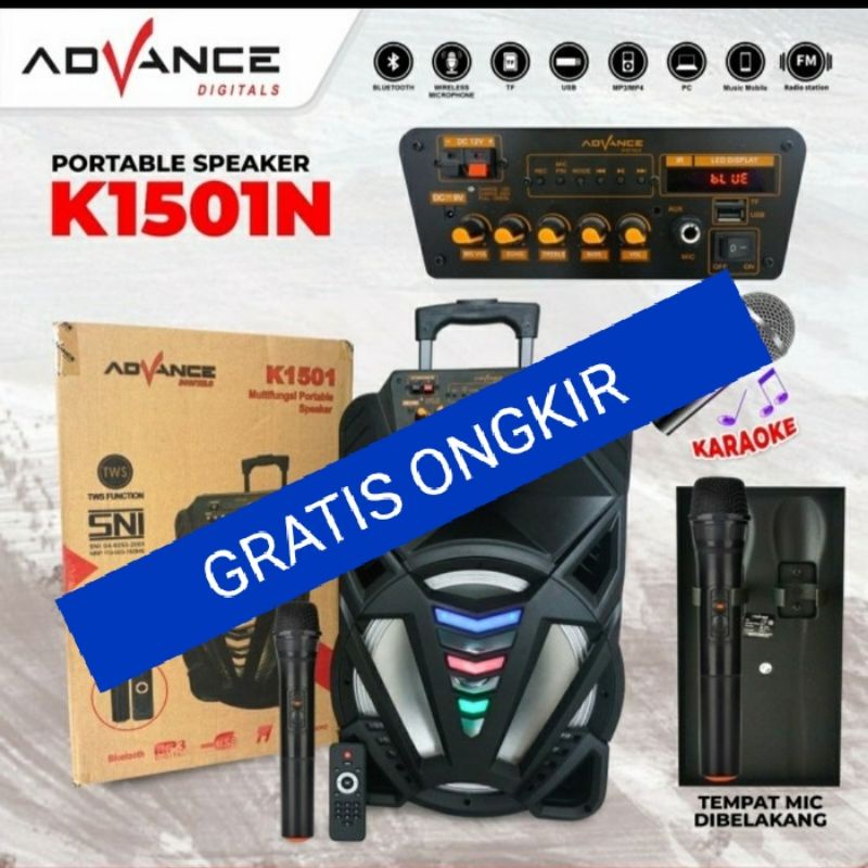 GRATIS ONGKIR,SPEAKER ADVANCE K1501.