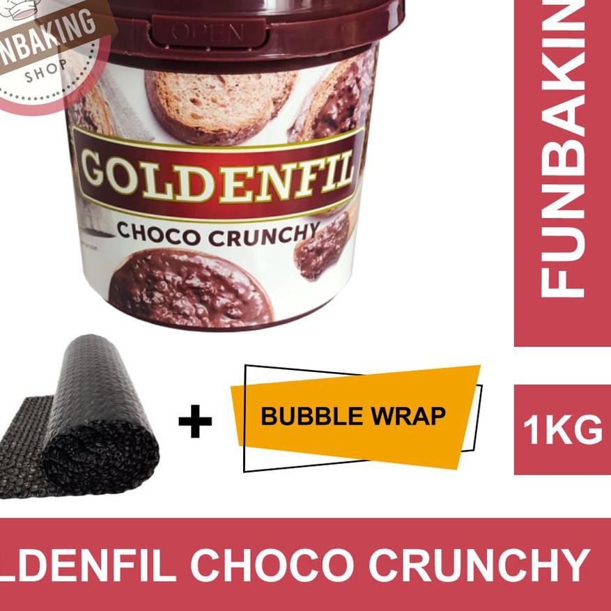 

COD✔️FunBaking - GOLDENFIL Selai Coklat 1 KG FREE BUBBLE WRAP|KD2