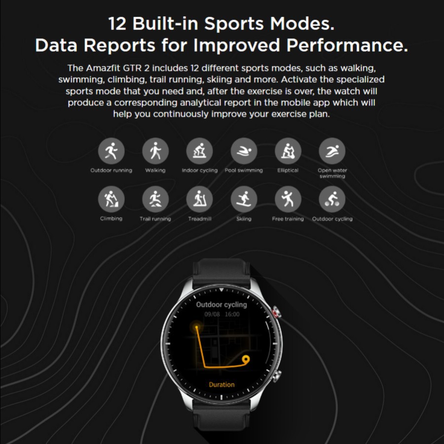 Amazfit GTR 2 Smartwatch Global Version Amoled - Garansi Resmi