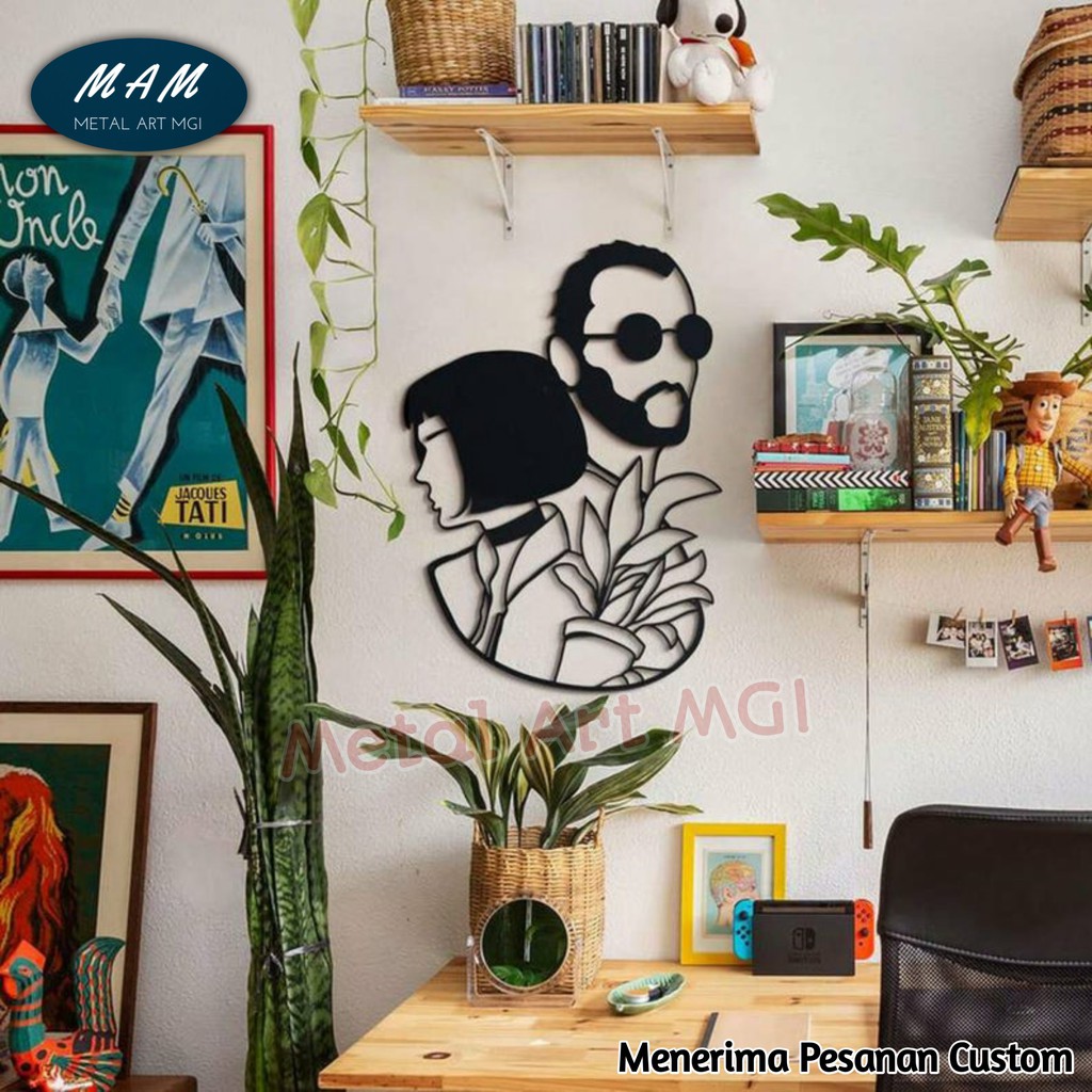 Hiasan Dinding Metal LEON & MATHILDA Dekorasi Dinding METAL WALL DECOR