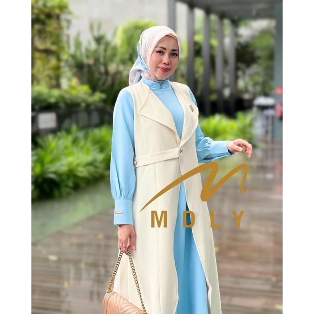 Gamis Stelan Wanita Terbaru Shenina Dress By Mdly 3006