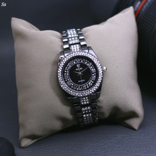 jam tangan rolex swarosvki premium / jam tangan wanita murah rolex / rolex murah