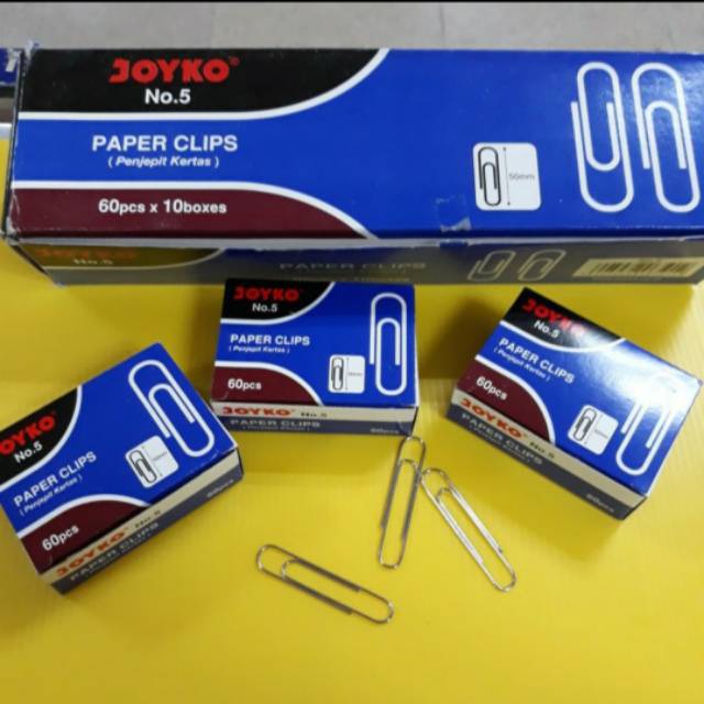 

Paper Clip Jumbo no 5 / Klip Kertas Joyko no. 5 / Paper Klip