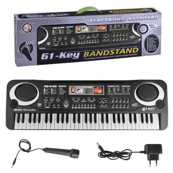 Digital Electronic Keyboard 61 Keys - MQ-6106 ( Al-Yusi )