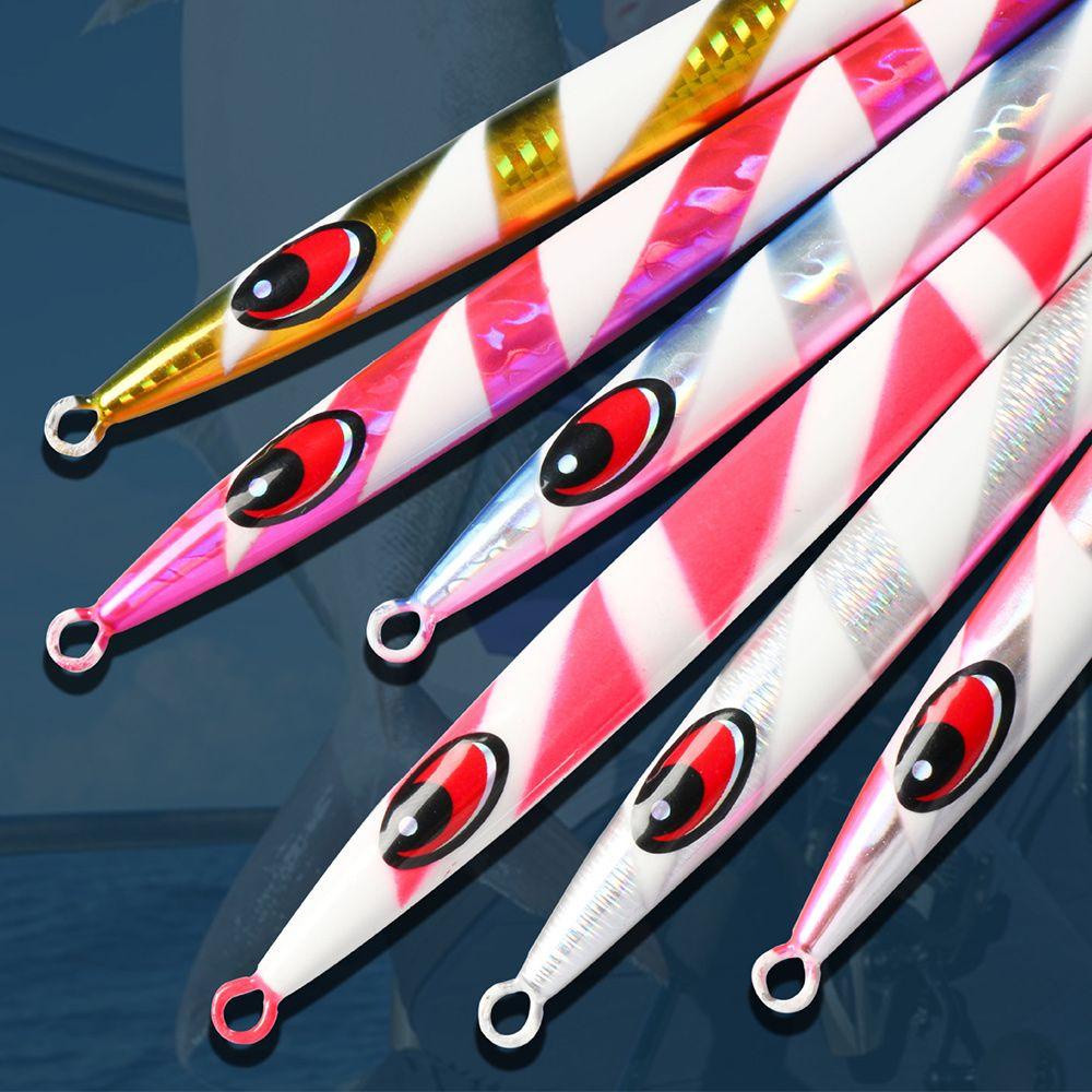 Preva Metal Fishing Lure Tanpa Kait Tenggelam 100g 15.5cm Warna-Warni Memimpin Casting