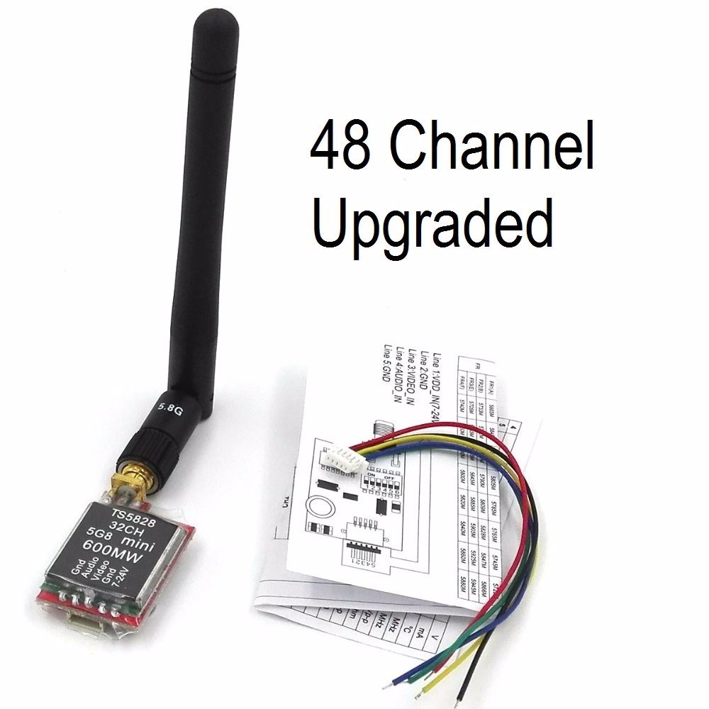 TS5828 600 mW 5 8 Ghz 32 Channel Mini vtx Video AV Transmiter 5 Km FVP