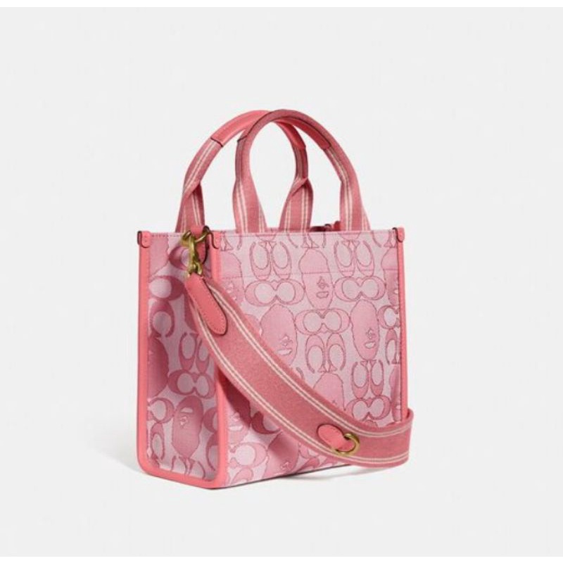 Coach Bape x Coach Tote 22 In Signature Jacquard (C4521)