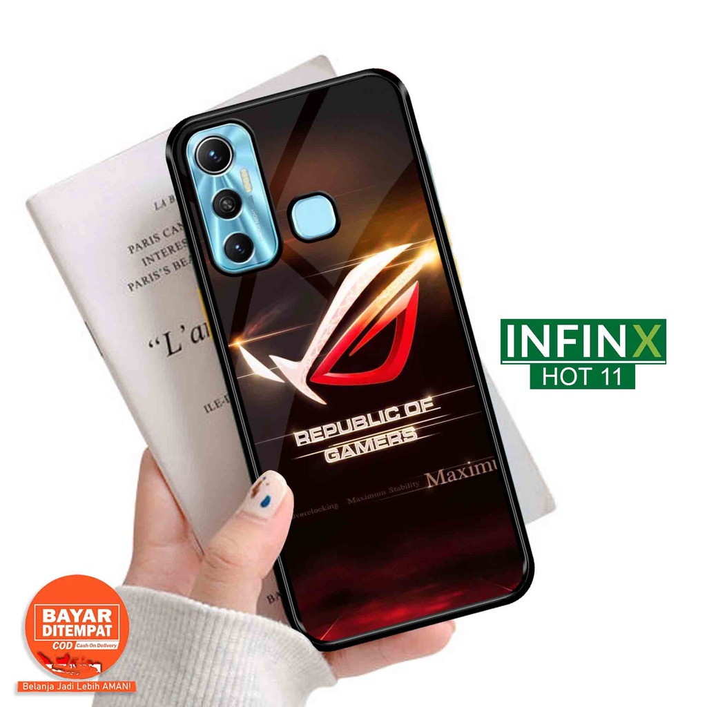 Case Infinix Hot 11 - Hardcase Infinix Hot 11  - Softcase Infinix Hot 11 - Cassing Elegant Infinix H