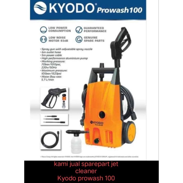 sparepart jet cleaner Kyodo prowash 100 dan hyundai