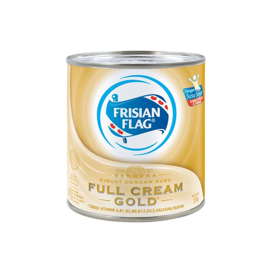 

Frisian Flag Bendera Kental Manis Gold Kaleng Kecil 370g