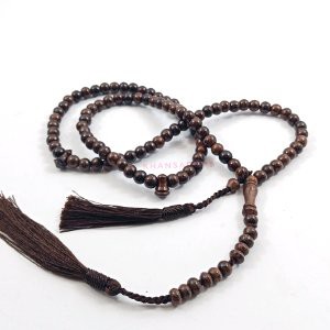 Tasbih Kayu Original Galih Asem 99 Butir Kualitas Pilihan Dim 6 Mm Ukuran Kecil Pas Di kantong Aksesories Ibadah Sholat Dzikir Fashion Muslim