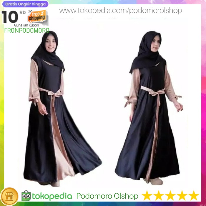 Hijab Syari Dress Wanita Baju Gamis Wanita Baju Gamis Jumbo Olivia
