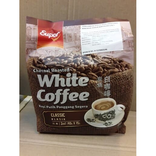 

Super Charcoal Roasted white coffee Clasic - kkp1081