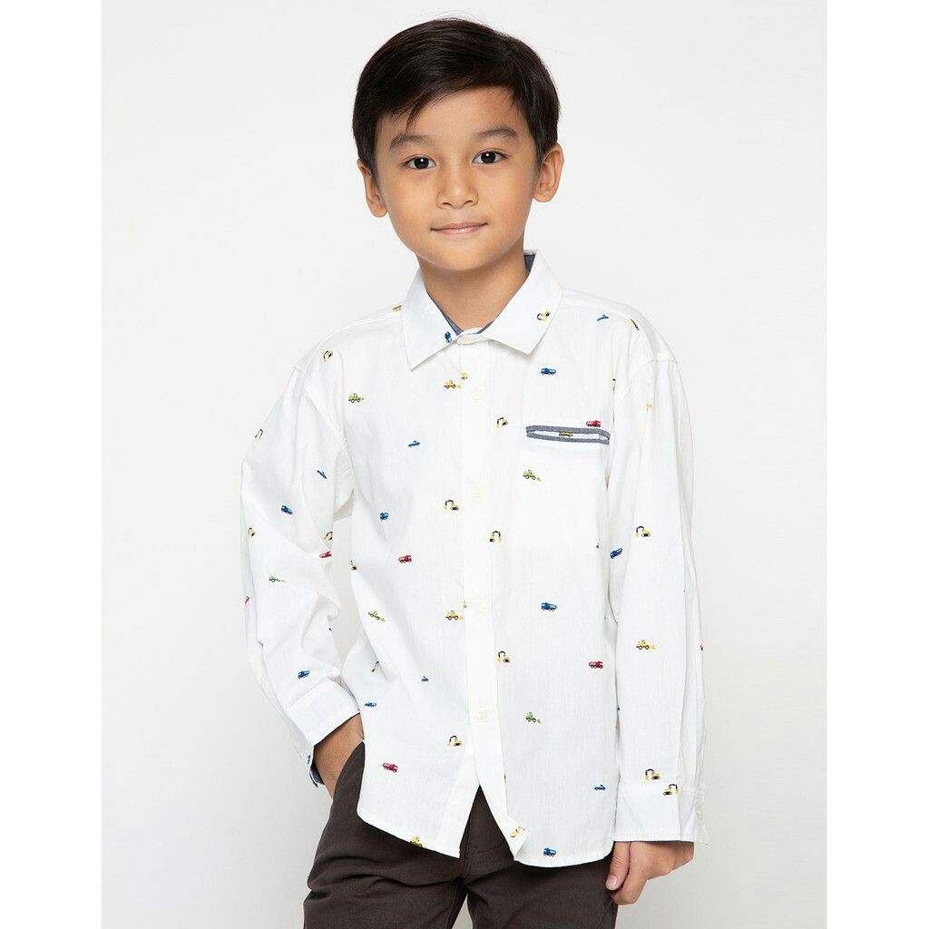 Kemeja Anak Little M -  star print