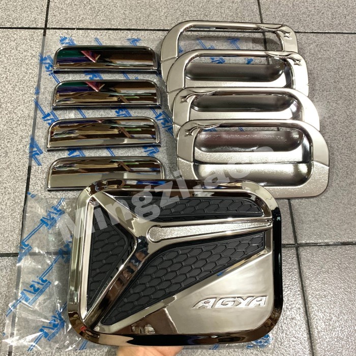 AGYA 2018 2020 2021 PAKET HANDLE OUTER TANK COVER CHROME